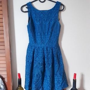 B DARLIN Cerulean Cocktail Dress